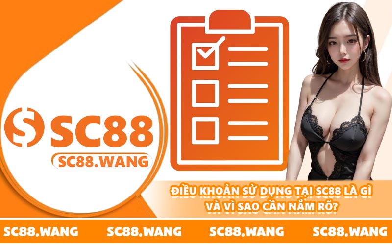 Điều khoản sử dụng tại SC88 là gì và vì sao cần nắm rõ?